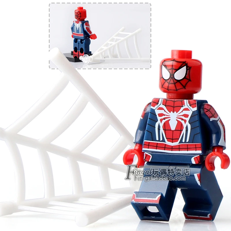 Одиночная продажа XH677 игра Человек-паук Marvel Супер Герои Мстители Сделай Сам