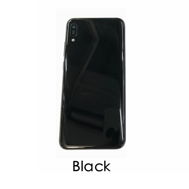 Для huawei Y6 Pro задняя крышка+ стекло для камеры+ клей для Y6 Pro Задняя крышка батареи запасные части