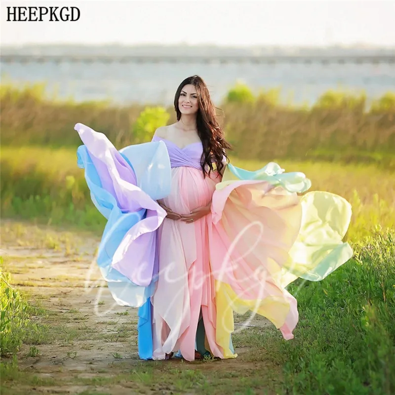 Chiffon Long Prom Party Gowns 