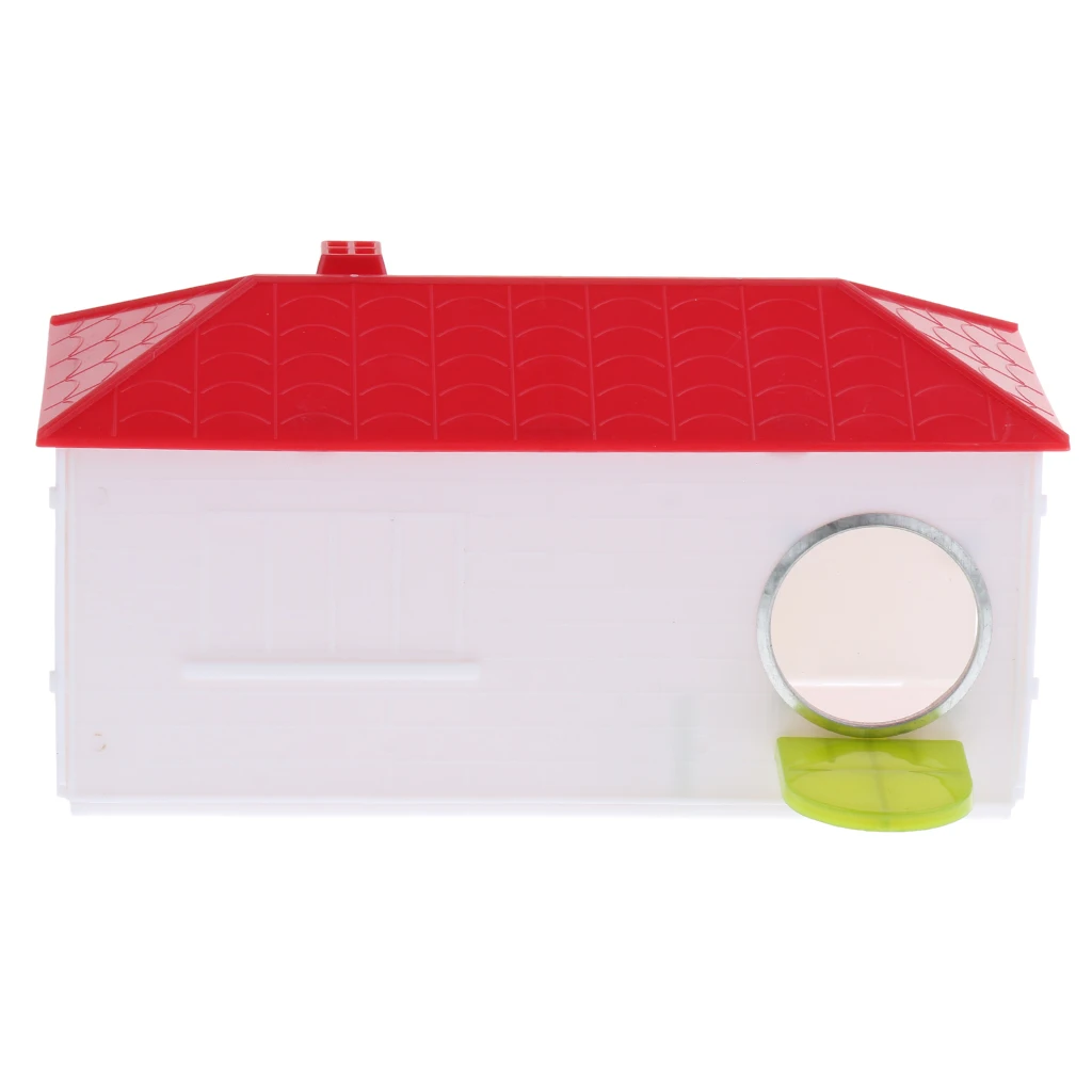 Small Cage Plastic House Breeding Box Nest For Bird Parrot Cockatiel Small Bird Supplies