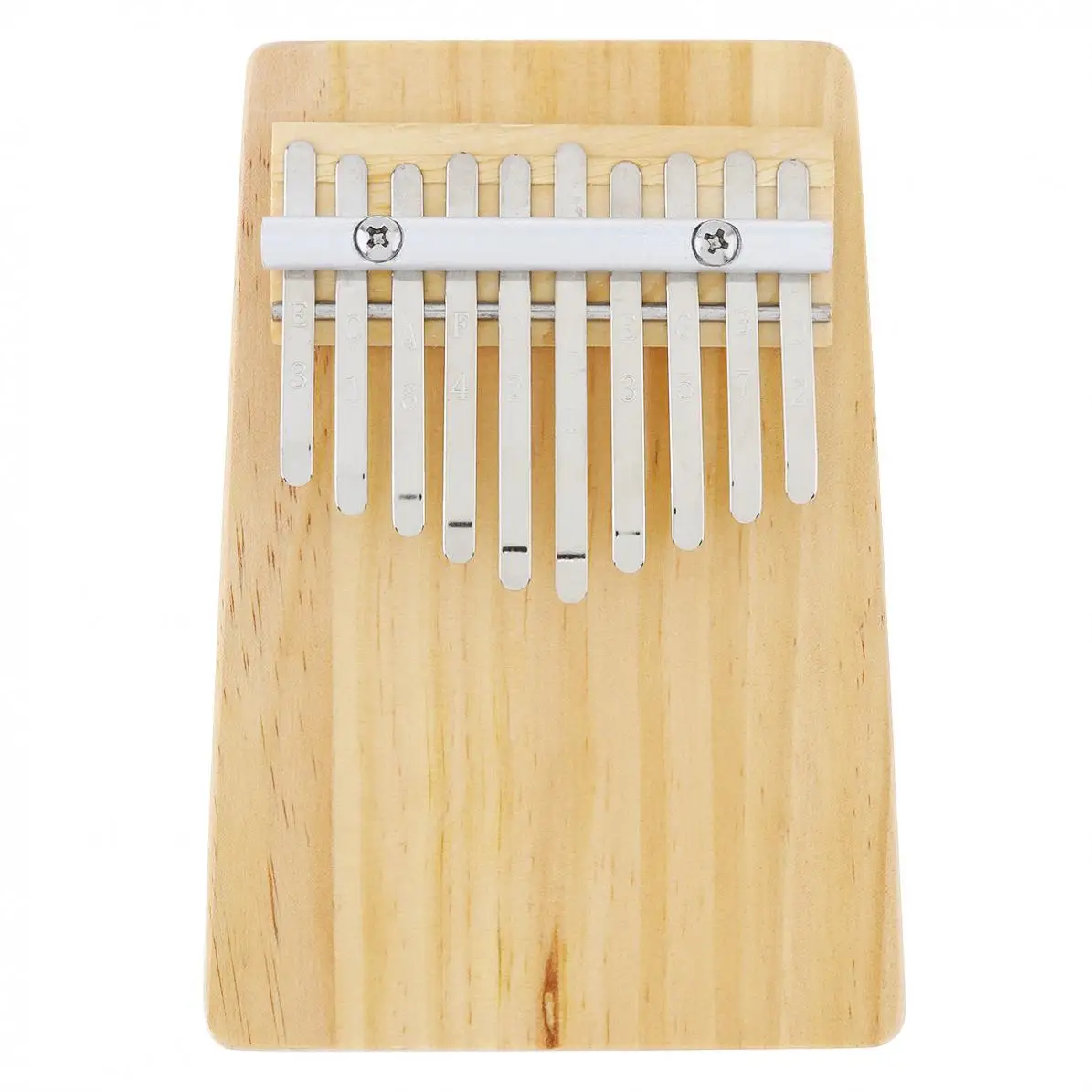 10 Ключ Kalimba твердой древесины большой палец пианино Mbira мини клавиатура инструмент с тон стикер