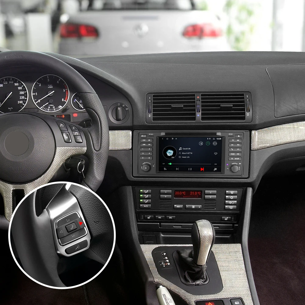 Isudar 1 Din Auto Radio Android 9 Für BMW 5 Series/E39 Auto Multimedia Navigation Video GPS Octa Co