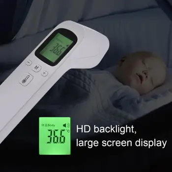 

In Stock Forehead Thermometer Non Contact Infrared Thermometer Body Temperature Fever Digital Measure Tool For Baby Adult