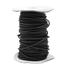 4 мм Эластичный банджи веревка морской шок шнур-привязать вниз крыши стойки 75 м черный