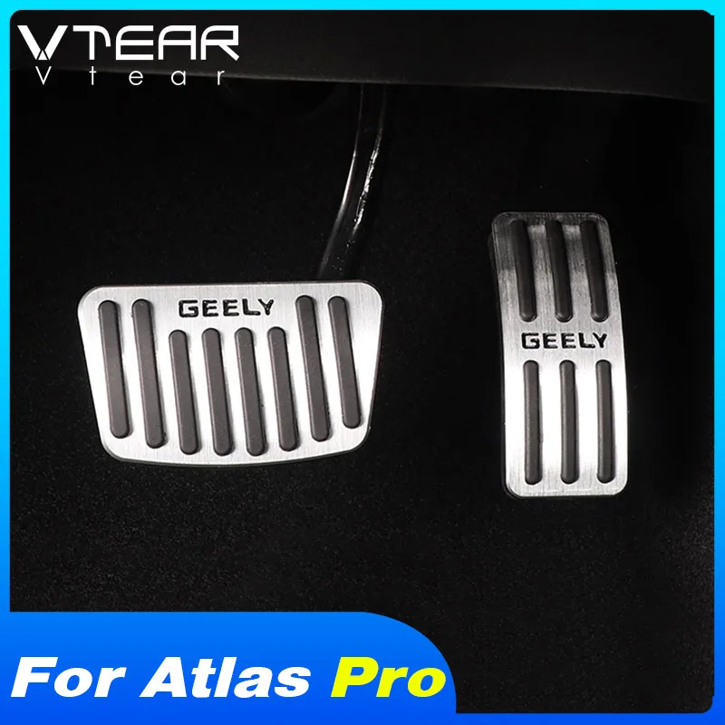 Car Accessories Car Pedals Pedal Cover Vtear Car Pedal Cover Gas Fuel Foot Pedals Cover Brake Rest Pedal Pad Panel Styling Accessories For Geely Atlas Pro Azkarra
