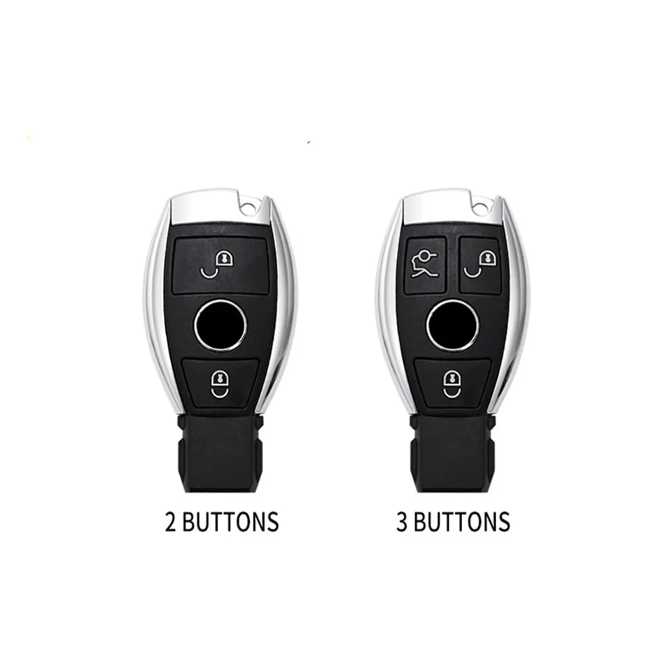 Portachiavi per auto in lega di zinco portachiavi per Mercedes Benz Cls Cla Gl R Slk Amg A B C S Shell portachiavi accessori protettivi - Hf9d23fc71cfb4b97802a864445426fd1n