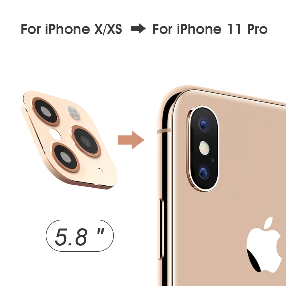 Защитная крышка для объектива камеры, Сменный Чехол для iphone XR X XS Max, закаленное стекло для iphone 11 Pro Max, чехол, накладные наклейки для камеры