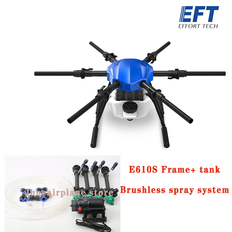 EFT Новый E610S 10 кг 1404 мм Колесная база платформа для полетов водонепроницаемый