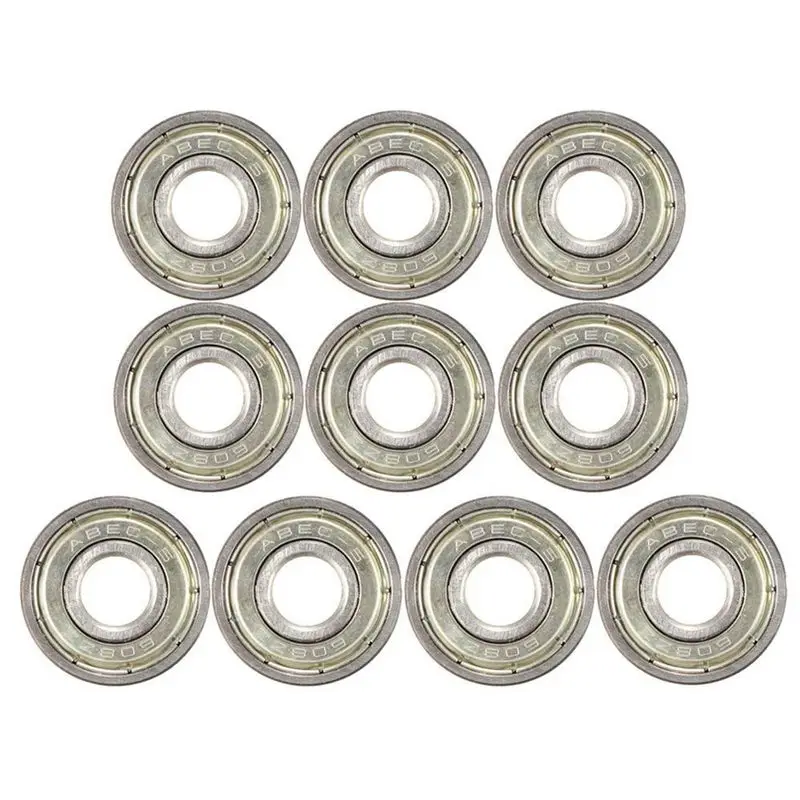 ABSF 20pcs шарик скутера скейтборда роликовые Шариковые подшипники для скейта колеса(серебро