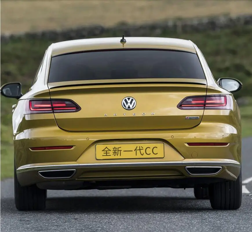 ABS/углеродного волокна заднее крыло багажника спойлер для 19 Volkswagen CC