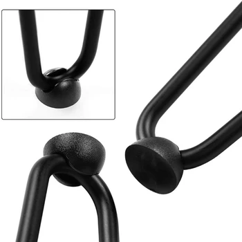 

4 Pack DIY 8\" Black Furniture Legs Cabinet Cupboard Metal Hairpin Table Legs X6HC