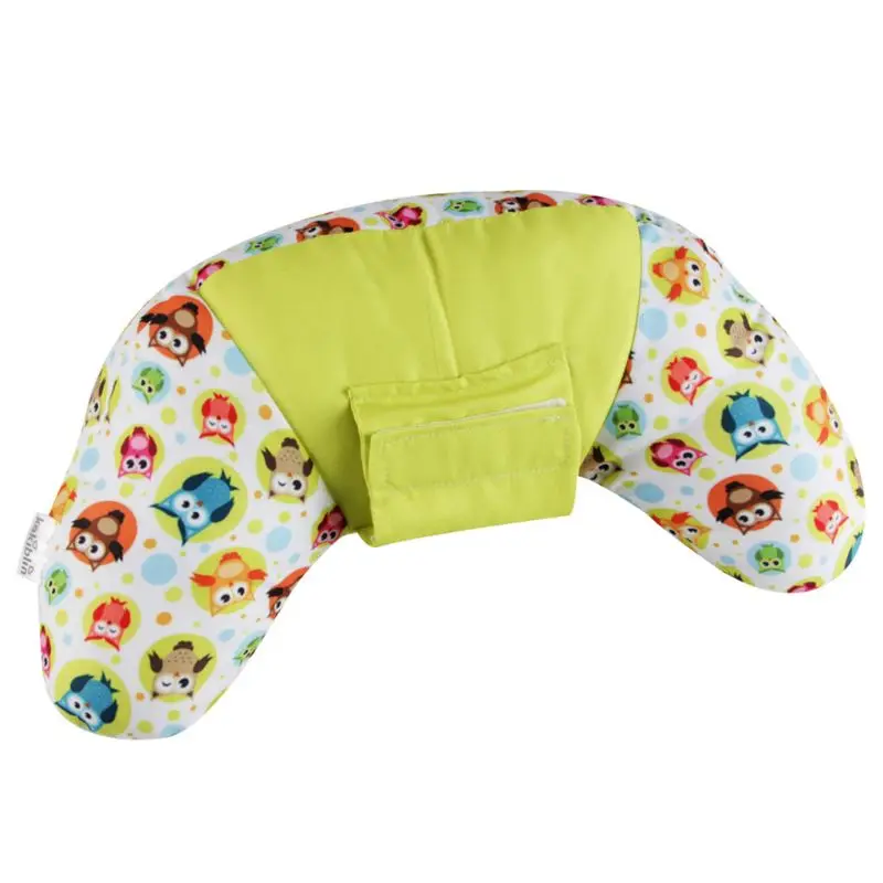 Детская подушка детская Накладка для ремня безопасности автомобиля Подушка Наплечная голова Шея подушка для поддержки XXFE - Цвет: Yellow