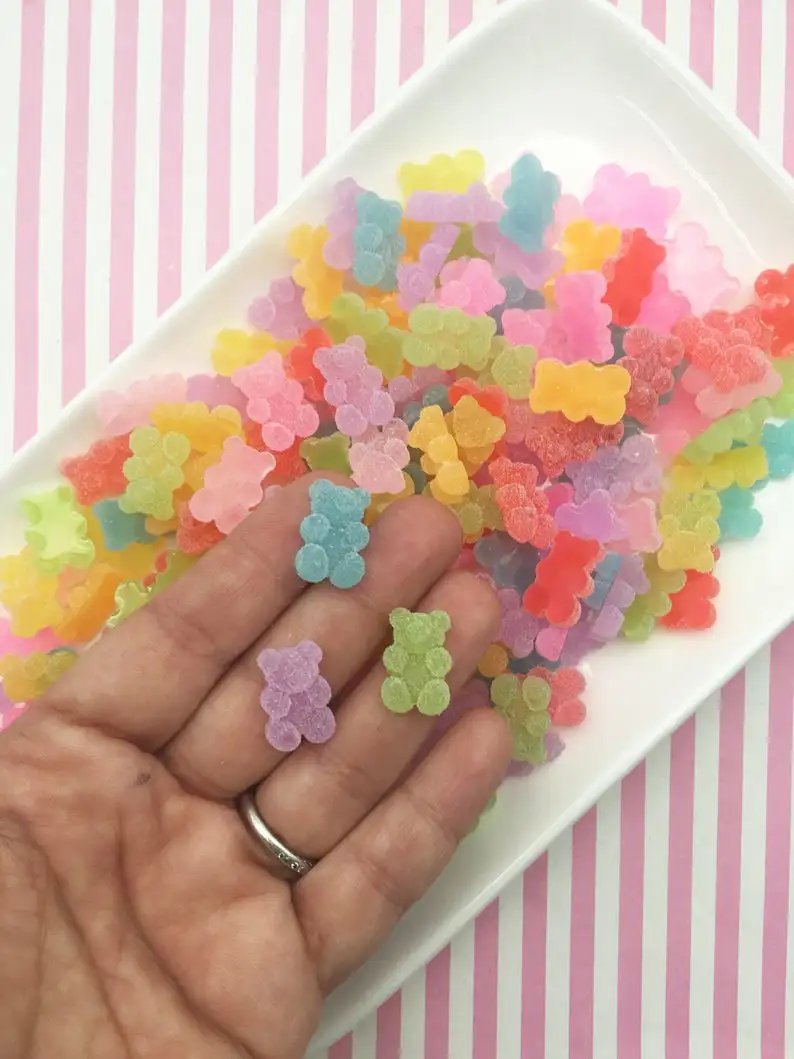 Nail Charms,160 Pcs Gummy Bears - Slime Charms,Resin Flatbacks Candy Bear  Charms for Slime,Kawaii Nail Charms for Nails DIY Craft Scrapbooking,Nail  Decorations for Nail Art & Acrylic Nails Decoration