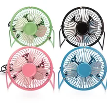 Портативный без звука 4-дюймовое железо искусство вентилятор USB металлический алюминиевый лист Электрический вентилятор офисные студенты небольшой вентилятор детская одежда от a Generation of Fat