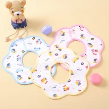 Распродажа! комплект из 2 предметов, детские нагрудники-банданы, детская отрыжка, милые детские непромокаемые нагрудники в цветочек