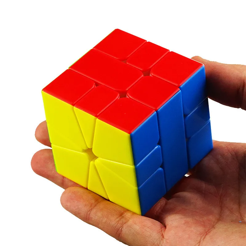 YuXin 3x3x3 SQ1 Магнитный Магический кубик Профессиональный Многоцветный без наклеек ультра-Гладкий 3x3 скоростной Головоломка Куб детские игрушки подарок