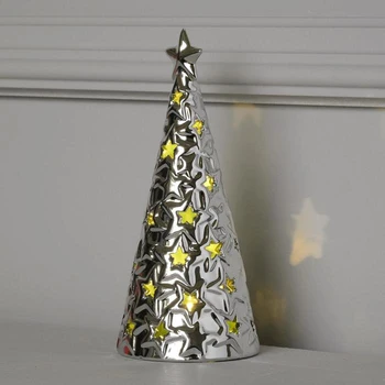 

Light figure "Silver Christmas tree" 19 cm, 1 LED, 2хAG13, T / WHITE 5133407