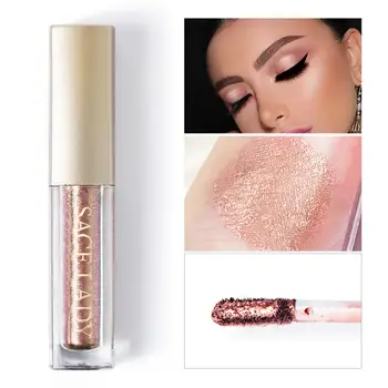 

Liquid Shimmer Glitter Eye Shadow Waterproof Long-lasting Eye Shadow Highlighter Cream Brighten Eyes Makeup Cosmetics TSLM1