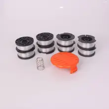 8pcs Durable Portable Use Replacement Spool String Trimmer Line Suitable For Black+Decker Spool Nylon Grass Line craftsman automatic feed spool with nylon line replacement 71 85942