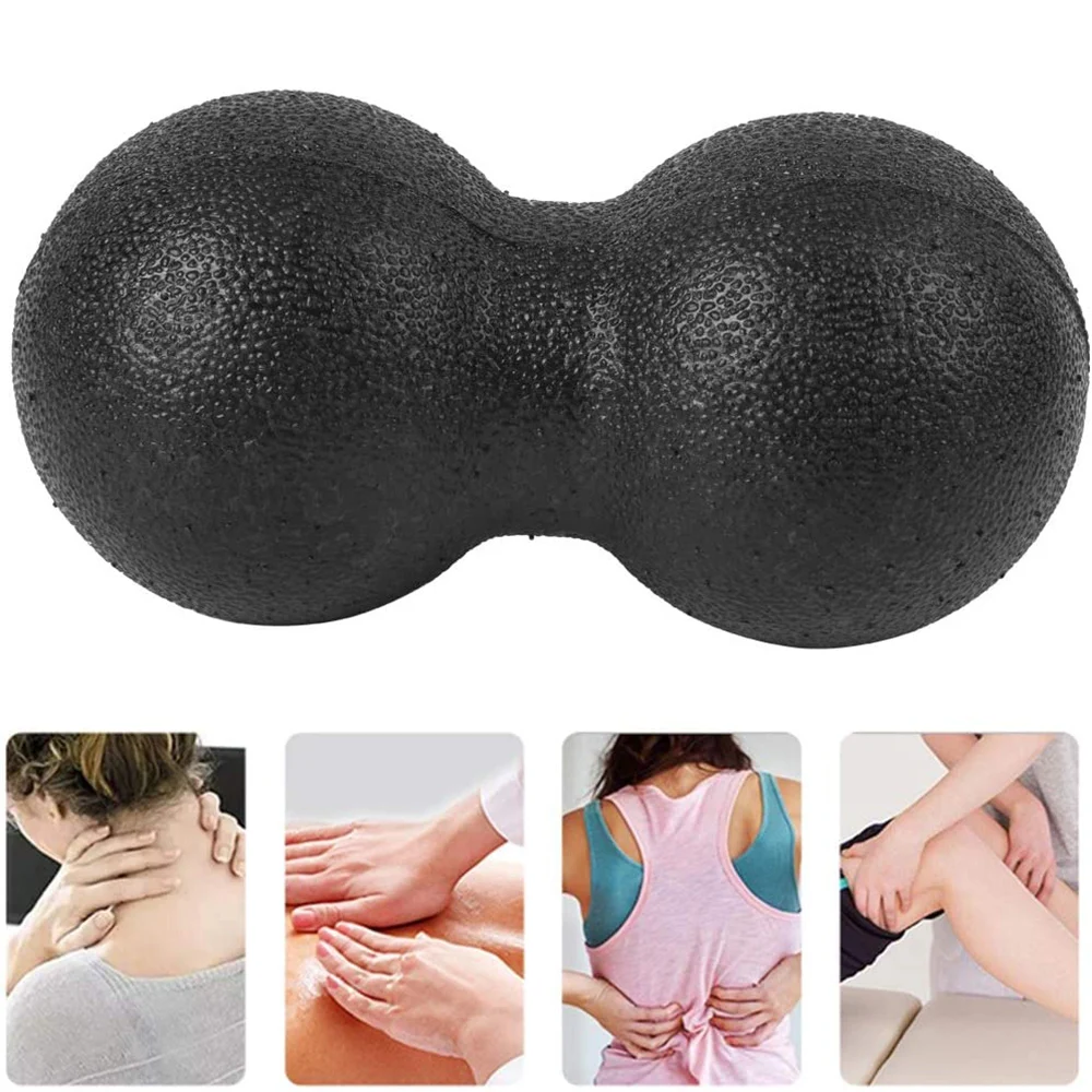 EPP Lacrosse Massage Peanut Ball for Yoga Therapy, Gym, Relax Exercise, Fitness, 2Pcs