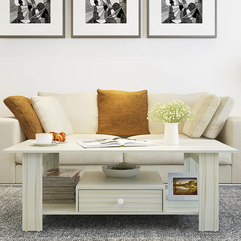 

VIP Teapoy Table Minimalist Modern Coffee Table Economical Small Table Creative Coffee Table Assembly Small Apartment Living Roo
