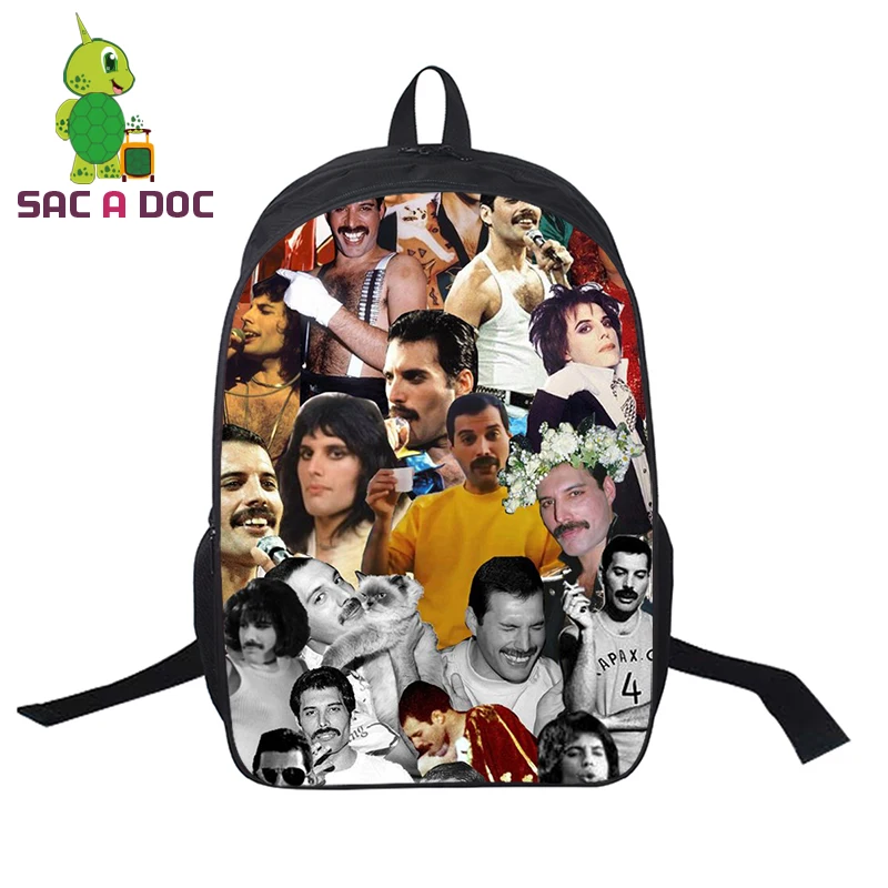 Mochila, женский рюкзак, мужской рюкзак для путешествий, Фредди Меркурий, корейские школьные сумки для подростков, девочек, мальчиков, рюкзак для ноутбука, Детская сумка для книг - Цвет: 161