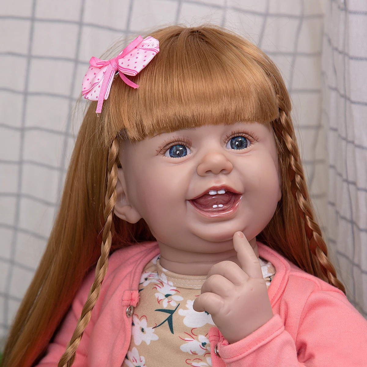 

27 Inch 68 cm Reborn Baby Toddler Dolls Cloth Body silicone huge bebe reborn Toys Doll For Kid's Birthday Gifts