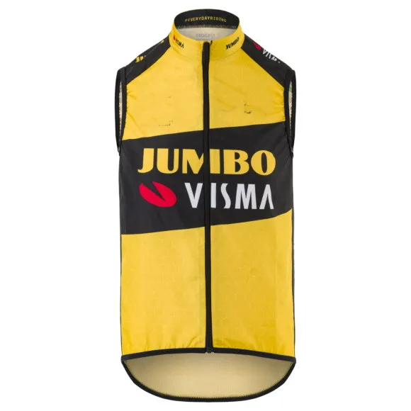 Жилет велосипедный Jumbo Visma без рукавов для команды одежда горных - Цена: 