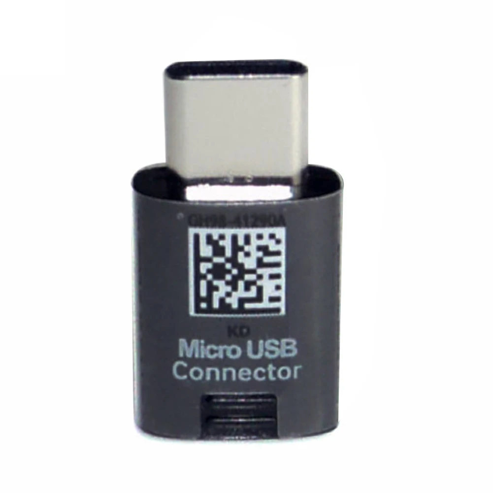 Адаптер USB C, для samsung S8 MicroB к разъему адаптера type-C - Цвет: Black