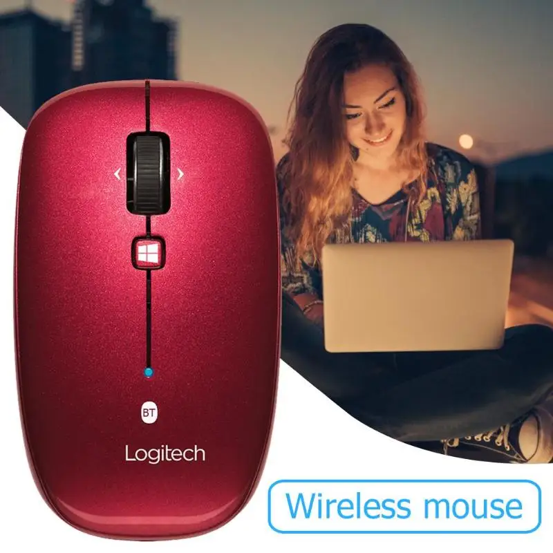 Беспроводная Bluetooth мышь logitech M557, 4 клавиши, 1000 dpi, оптические планшетные мыши, Компьютерные периферийные аксессуары