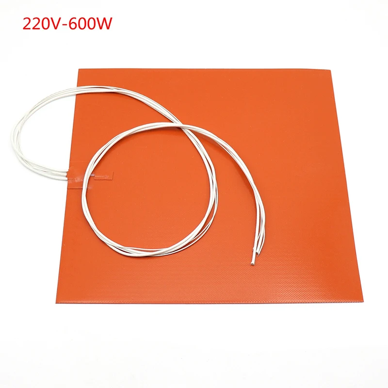 

30CM*40CM 110V / 220V Printer Heat-Bed Silicone Heater Pad Heating Mat 600W New Arrivals Accessories