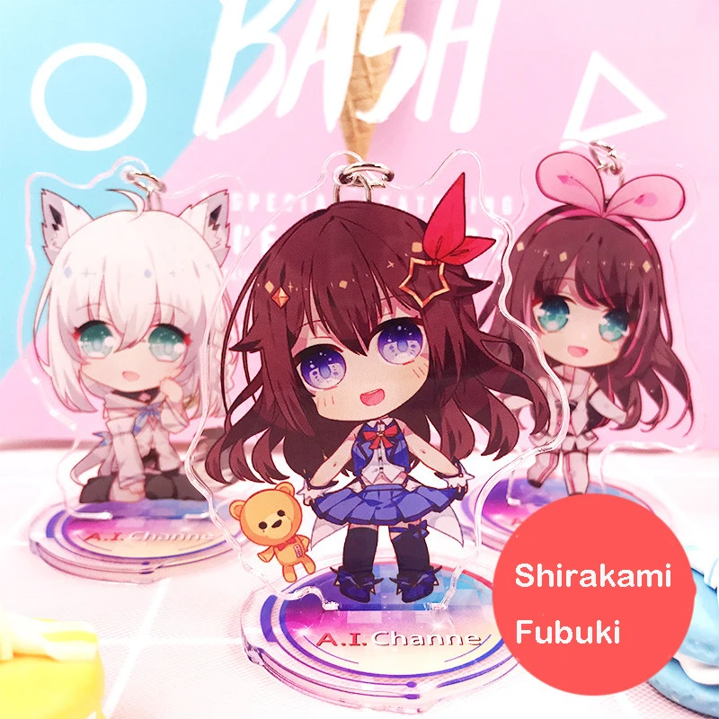 ゲームyoutuber Hololiveキーホルダーアクリル両面blスタンドモデルshirakami吹雪tokinoそらアニメデスク装飾キーリングおもちゃ キーホルダー Aliexpress