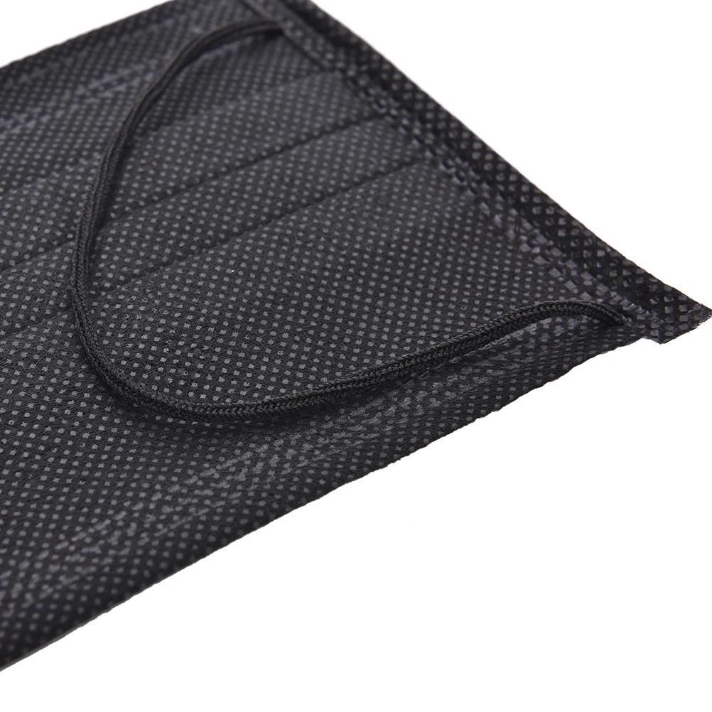 10pcs/Pack 4 layer Black Mouth Mask Sunscreen Disposable Mask Anti Dust Activated Carbon Filter Anti Fog Respirator Mouth Mask