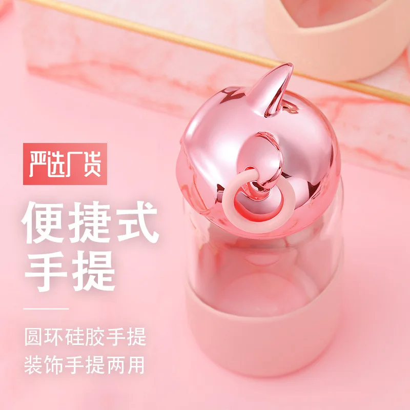 Creative Elvis Heat Resistant Glass Convenient Hand High Borosilicate Glasses Dianyuansu Du Gai Children Students Gift Cup