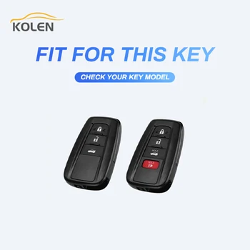 TPU PC Car Remote Key Case Cover For Toyota Prius Camry CHR C-HR RAV4 Corolla Prado Avalon Keychain Holder Shell Accessories - TPU PC Car Remote Key Case Cover For Toyota Prius Camry CHR C HR RAV4