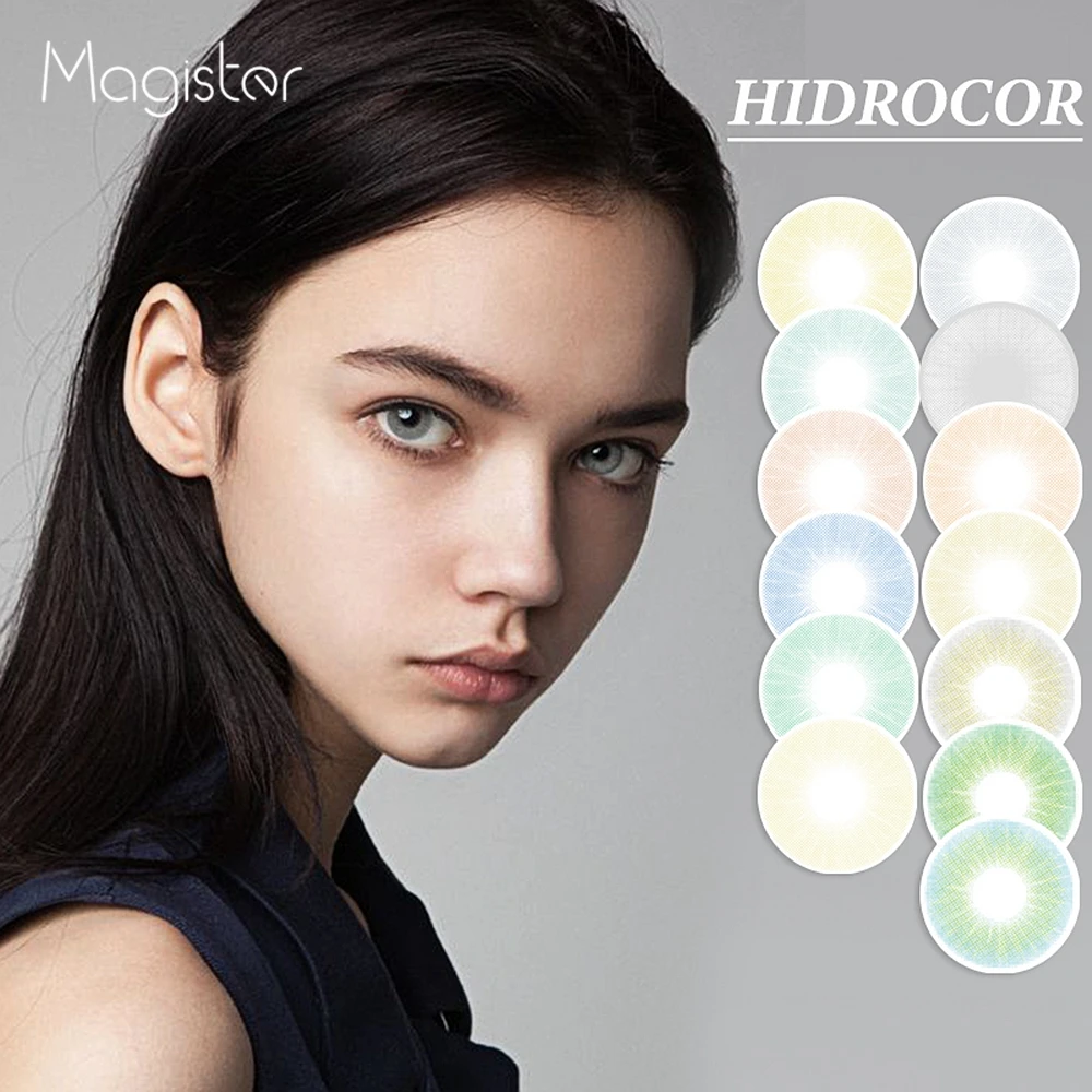 Контактные линзы Magister HIDROCOR Queen серии Color ed, ежегодные контактные линзы мягкого цвета, супер естественный внешний вид, контакты ed