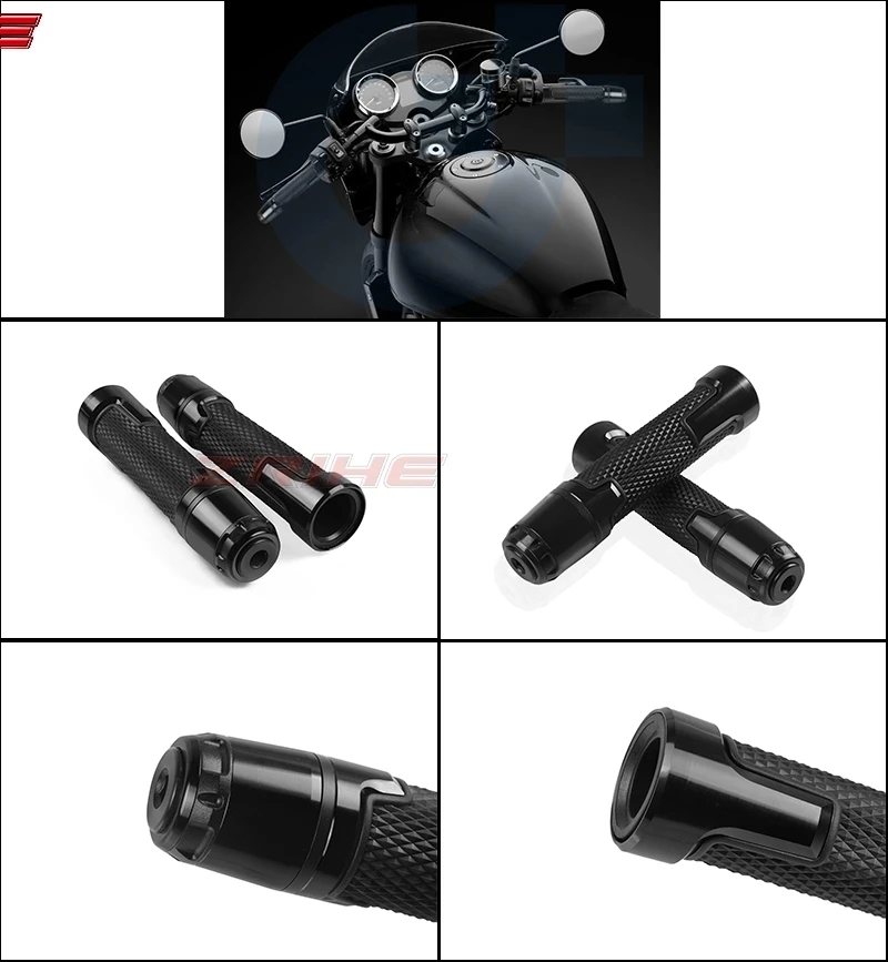 Мотоцикл Универсальный accessories7/" 22 мм мотоцикл рукоятка шапки/руль GripsFor YAMAHA YZ250 xtz 250 xtz 750 xt 600