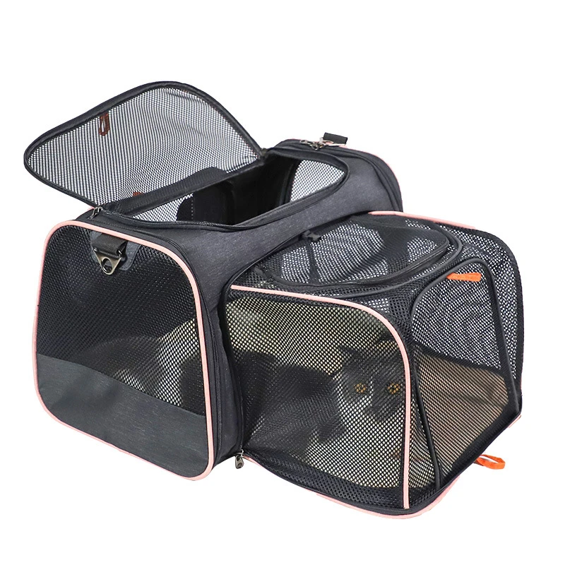 Kopek Kedi Tasima Cantasi Tasinabilir Genisletilebilir Kedi Cantasi Pet Kopek Seyahat Cantalari Nefes Orgu Kucuk Kopek Kedi Tasiyici Giden Canta Dog Carriers Aliexpress