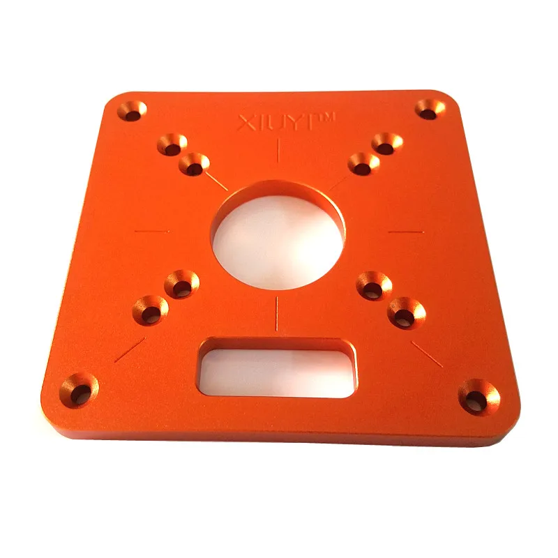  Universal RT0700C Aluminum Router Table Insert Plate Trimming Machine Flip Board for Woodworking Be