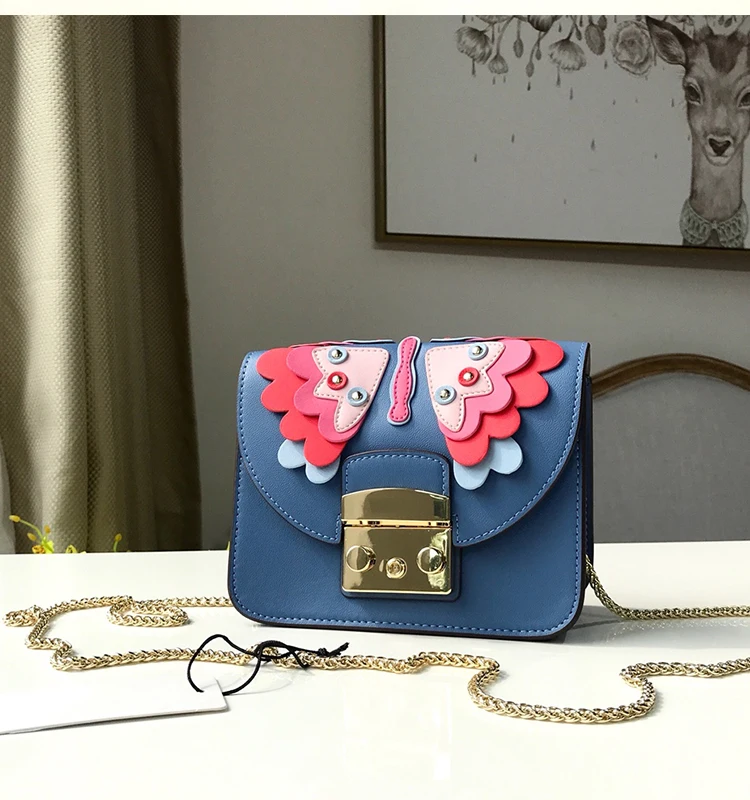 Новая роскошная классическая кожаная сумка с замком-цепочкой, модная универсальная сумка с одним плечом, Диагональная Сумка-конверт с клапаном, женская сумка