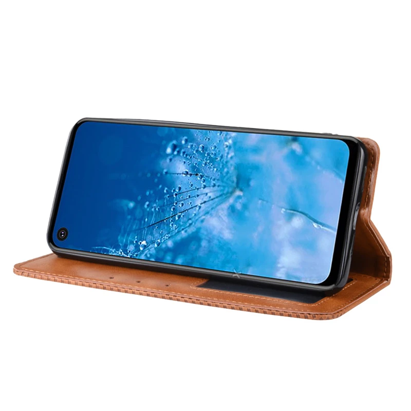 Для Moto One Action Case Бумажник Флип Стиль кожа Винтаж телефон задняя крышка для Motorola Moto One Action с фоторамкой