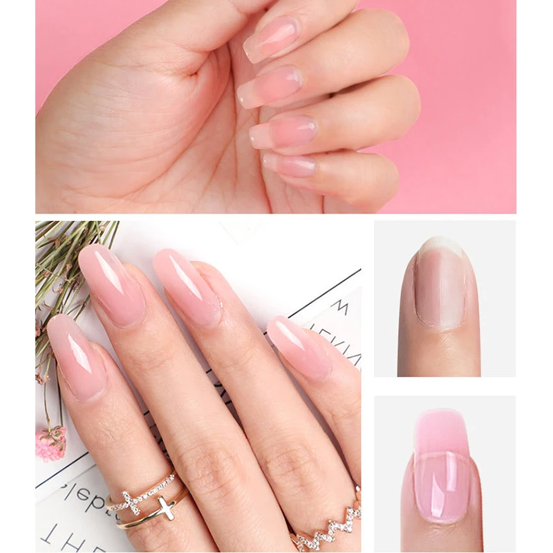 Privado de Cristal Kit de Extensão do Unha do Salão de Beleza Alta Qualidade Rápido Extensão Kit Conjunto Iniciante Gel 3 Alta qualidade kit de extensão do prego