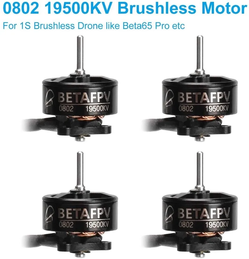 BETAFPV 4 шт. 0802 19500KV бесщеточные двигатели для FPV Racing Tiny Whoop 1S бесщеточный Дрон как Beta65