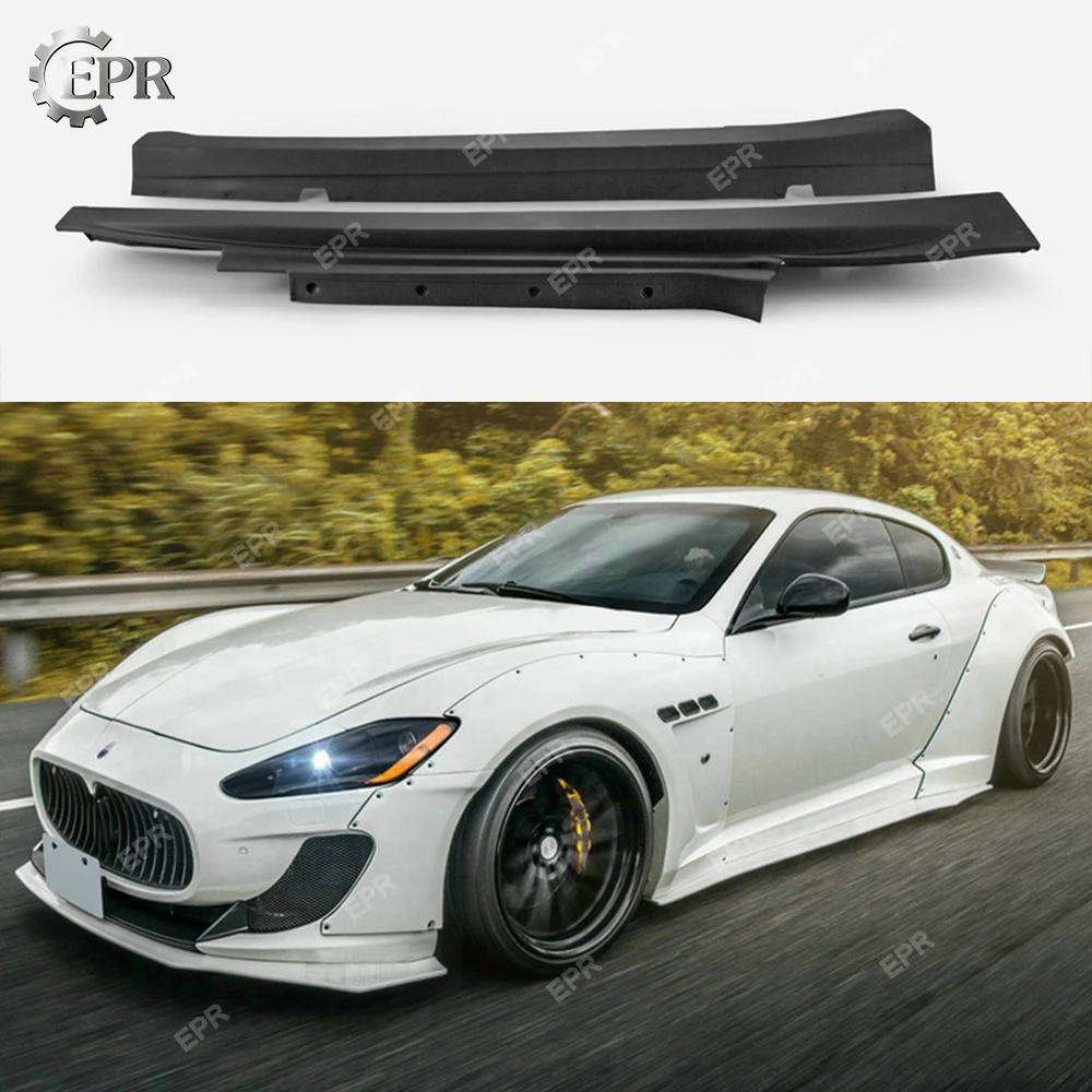FRP боковая юбка отделка для Maserati Gran Turismo LB стиль стекловолокна комплект