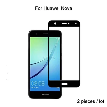 

2pcs For Huawei Nova Glass Full Cover Tempered Glass Screen Protector 9H Hardness Protective Glass For Huawei Nova