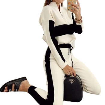 

Fashion Women Sets Autumn Woman Clothes Long Sleeve Tops+ Long Pants 2 Piece Outfits Women Track Suits Lounge Set