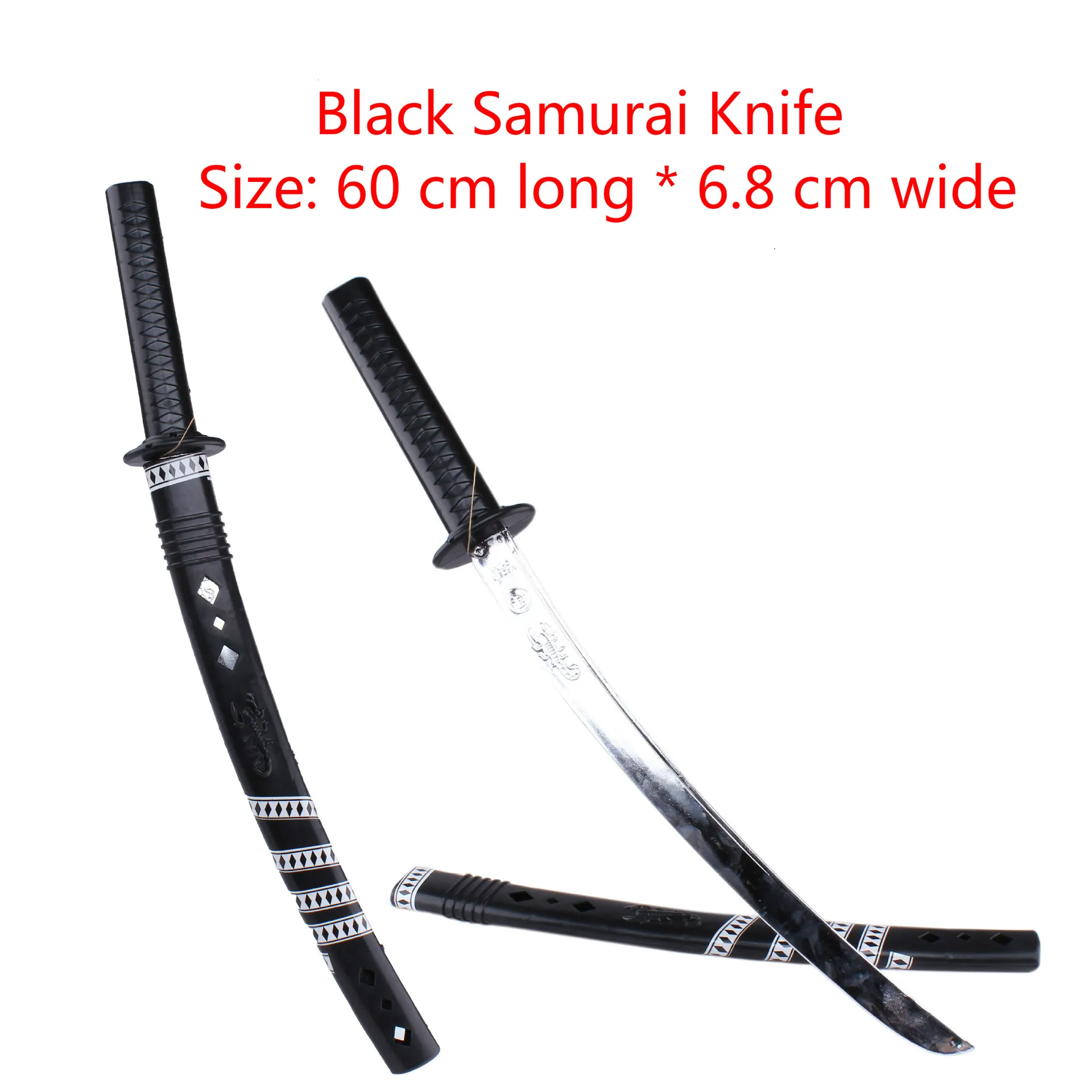 

1pcs Japanese Samurai Toy Knife Child Sword Boy Dongyang Samurai Blade Toy Cos Stage Props Toy Knife weapon