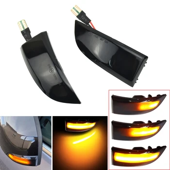 

2PCS Sequential Side Mirror Lamp LED Dynamic Turn Signal Light For Renault Megane MK3 Grand Scenic Fluence Latitude Safrane