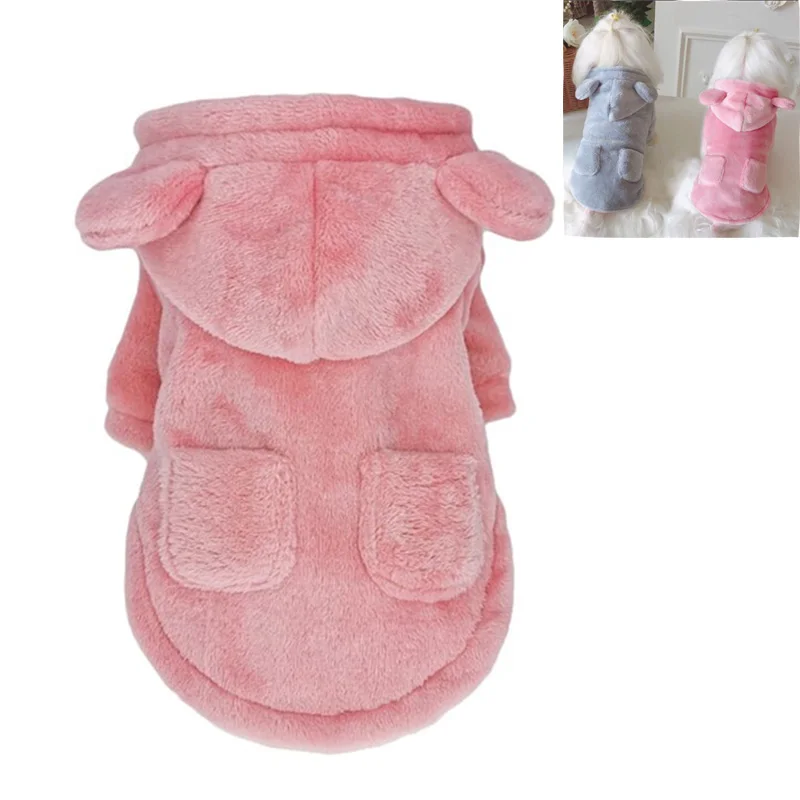 

Winter Warm Soft Fleece Pet Dog Cat Clothes Puppy Dog Costumes Clothing For Small Dogs Chihuahua Yorkie Outfits French Bulldog