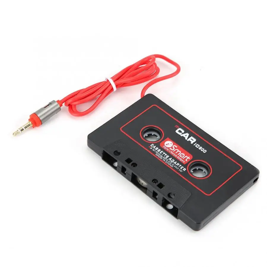 Автомобильный стерео Кассетный адаптер CD MD MP3 MP4 плеер до 3,5 мм Aux аудио для мобильного телефона